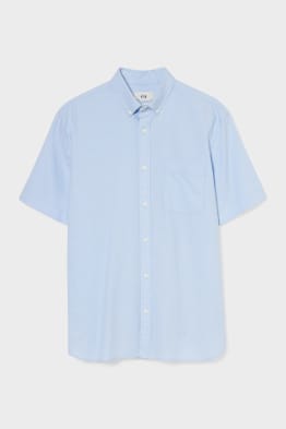Chemise - regular fit - col button down