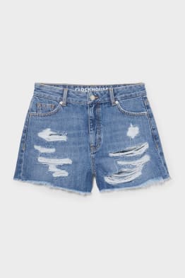 CLOCKHOUSE - shorts di jeans - a vita alta