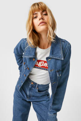 Jinglers - veste en jean cropped
