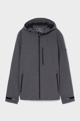 Kurtka softshell z kapturem