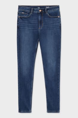 Skinny jeans - a vita alta - da materiali riciclati