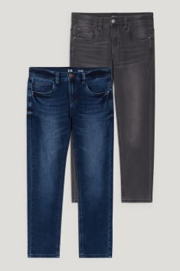 Wide Fit - Multipack 2er - Slim Jeans - Jog Denim