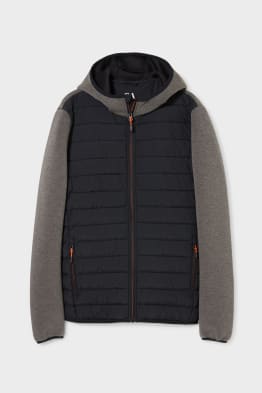 Steppjacke mit Kapuze