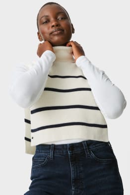 Knitted slipover - striped