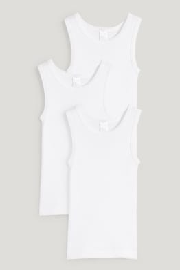 Set van 3 - singlet - biokatoen