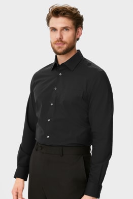 Cămașă office - regular fit - guler kent - ușor de călcat
