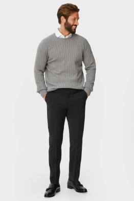 Pantalons combinables - slim fit - Flex - mescla de llana verge - LYCRA®