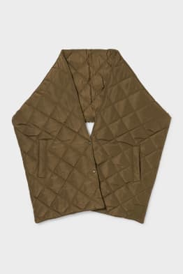Steppschal mit Taschen 