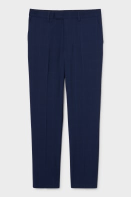 Pantaloni modulari - regular fit - stretch - în carouri