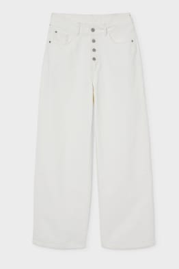 Wide Leg Jeans - high waist