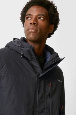 Veste de pluie à capuche 3-en-1