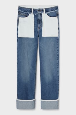 Straight jeans - z recyklovaného materiálu