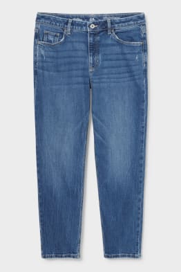 Straight tapered ankle jeans - Cradle to Cradle Certified® Złoto