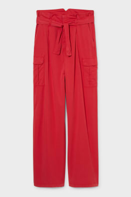 Pantalon paperbag - loose fit
