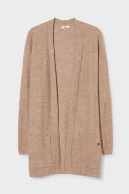 Bouclé cardigan - recycled