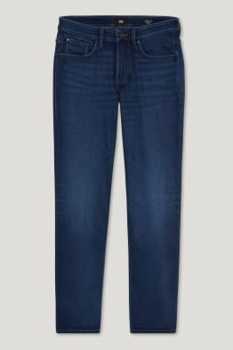 Straight jeans - termo džíny - jog denim - z recyklovaného materiálu