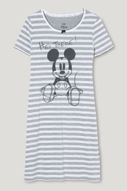 Nightshirt - striped - Mickey Mouse