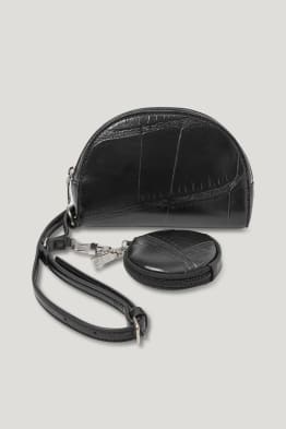 Set - borsetta a tracolla e portamonete - similpelle