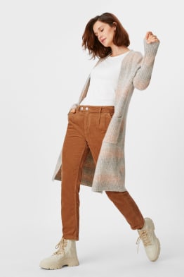 Pantaloni di velluto a coste - straight tapered fit