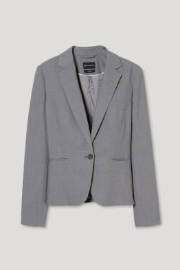 Business blazer with shoulder pads - recycled