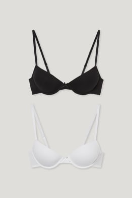 Multipack of 2 - underwire bra - DEMI - padded