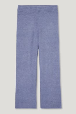 Pantalon basique de maille - coupe relax - matière recyclée