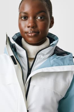 Lyžařská bunda s kapucí - BIONIC-FINISH®ECO - z recyklovaného materiálu