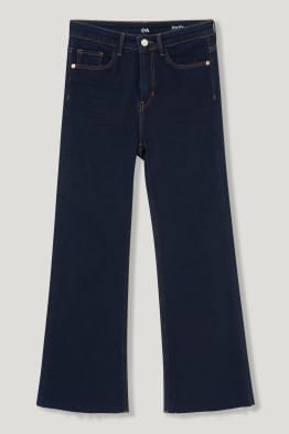 Kick flare jeans - high rise