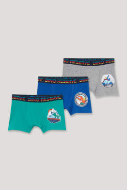 Multipack 3er - Dino - Boxershorts - Bio-Baumwolle