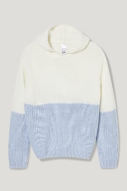 Sweter z kapturem