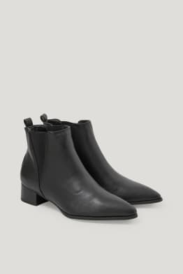 Ankle boots - faux leather