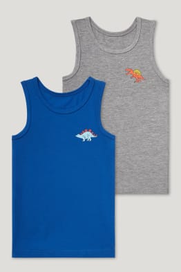 Pack de 2 - dinosaurios - camisetas interiores