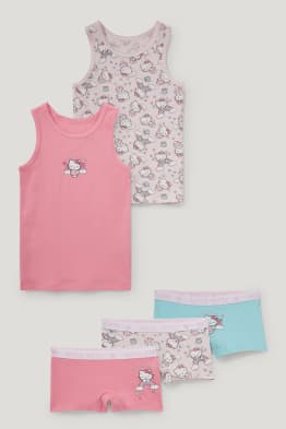 Hello Kitty - set - 2 maiouri și 3 boxeri - 5 piese