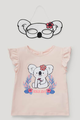 Ensemble - T-shirt et masque koala - 2 pièces