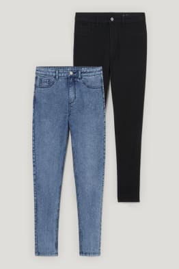 Multipack 2 ks - jegging jeans - high waist