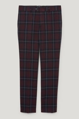 Baukasten-Hose - Regular Fit - Stretch - kariert