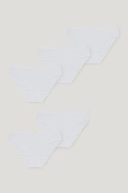 Confezione da 5 - slip - cotone biologico