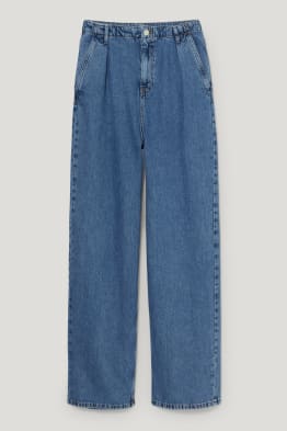 Wide leg jeans - z recyklovaného materiálu