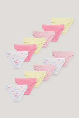 Set van 12 - slip - biokatoen