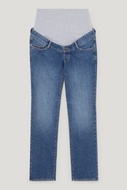 Dżinsy ciążowe - straight jeans - bawełna bio