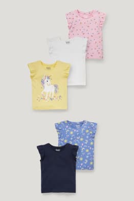 Confezione da 5 - maglia a maniche corte
