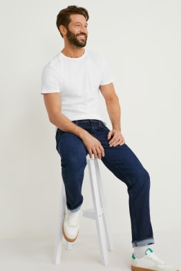 Straight jeans - Flex - bawełna bio - LYCRA®