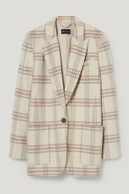 Blazer - misto lana - a quadretti