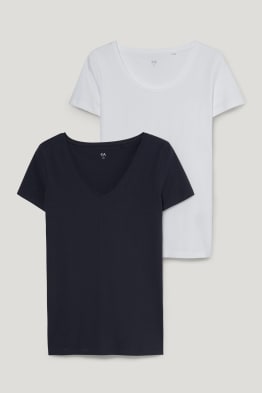 Set van 2 - basic-T-shirt
