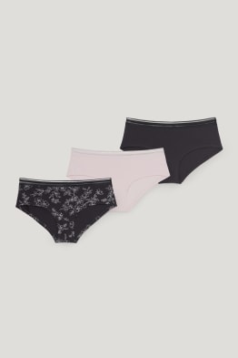 Confezione da 3 - coulotte - cotone biologico