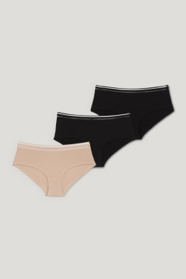 Confezione da 3 - coulotte - cotone biologico