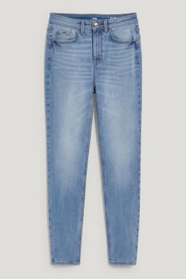 Skinny jeans - wysoki stan - dżinsy modelujące