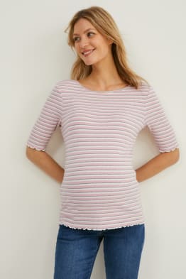 T-shirt premaman - a righe