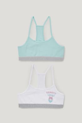 Pack de 2 - bustiers - con brillos