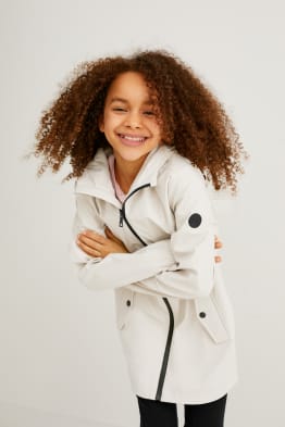 Regenjacke mit Kapuze